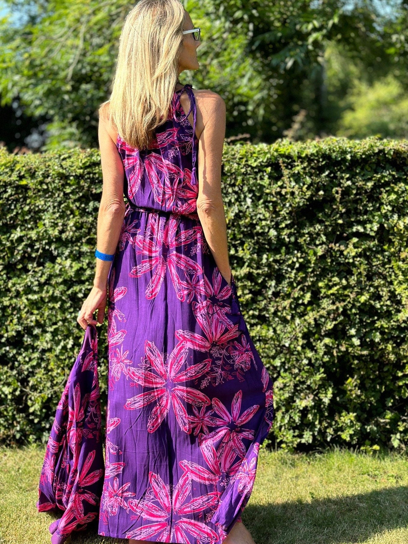 Rayon Maxi Dress - JayKayBoutiqueOnline