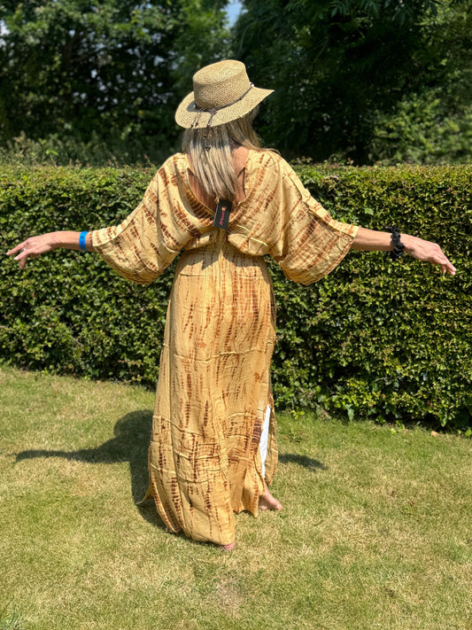 Rayon Kaftan Loungewear Dress - JayKayBoutiqueOnline