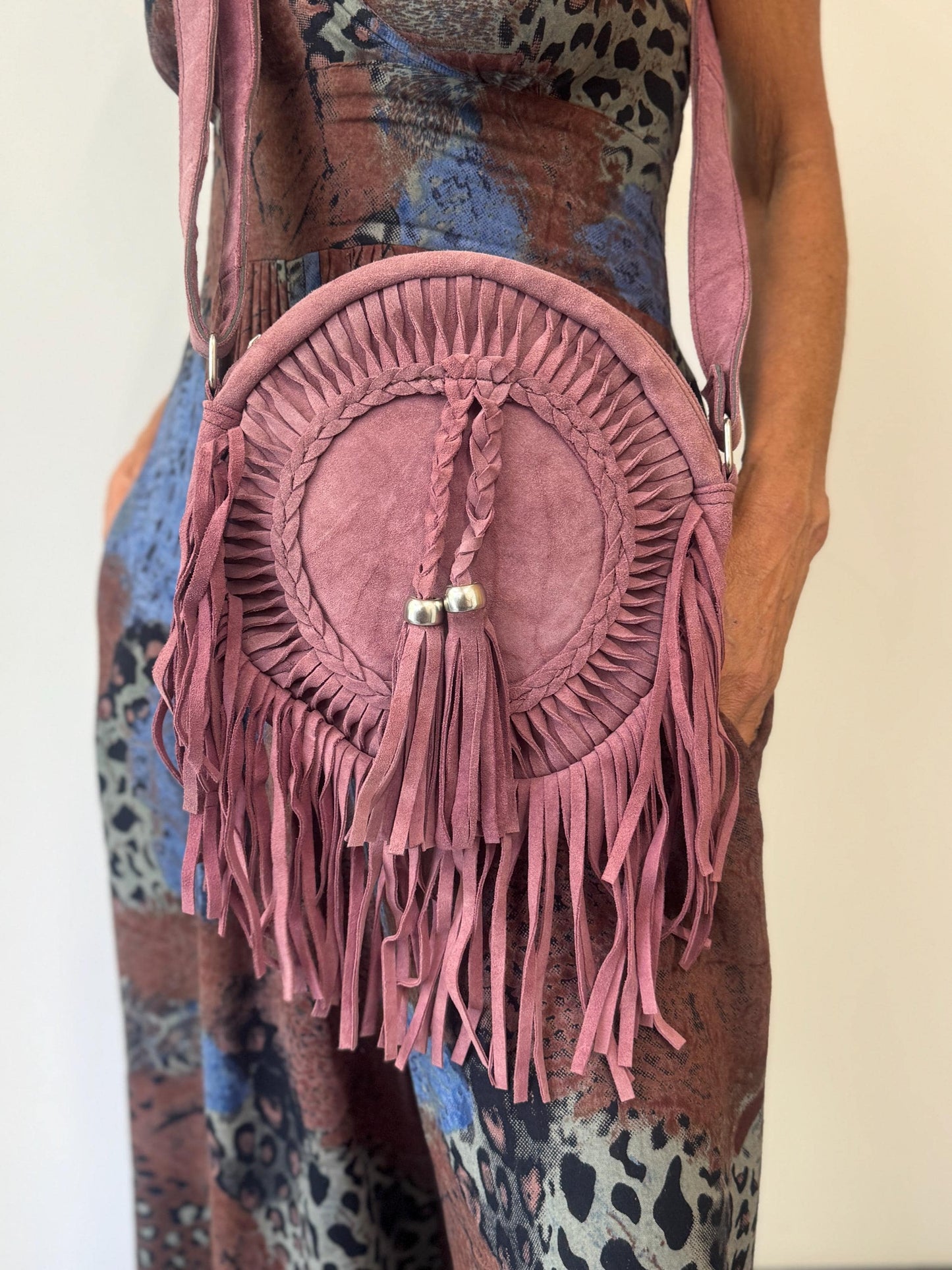 Suede Fringe Bag in Various Colours - JayKayBoutiqueOnline