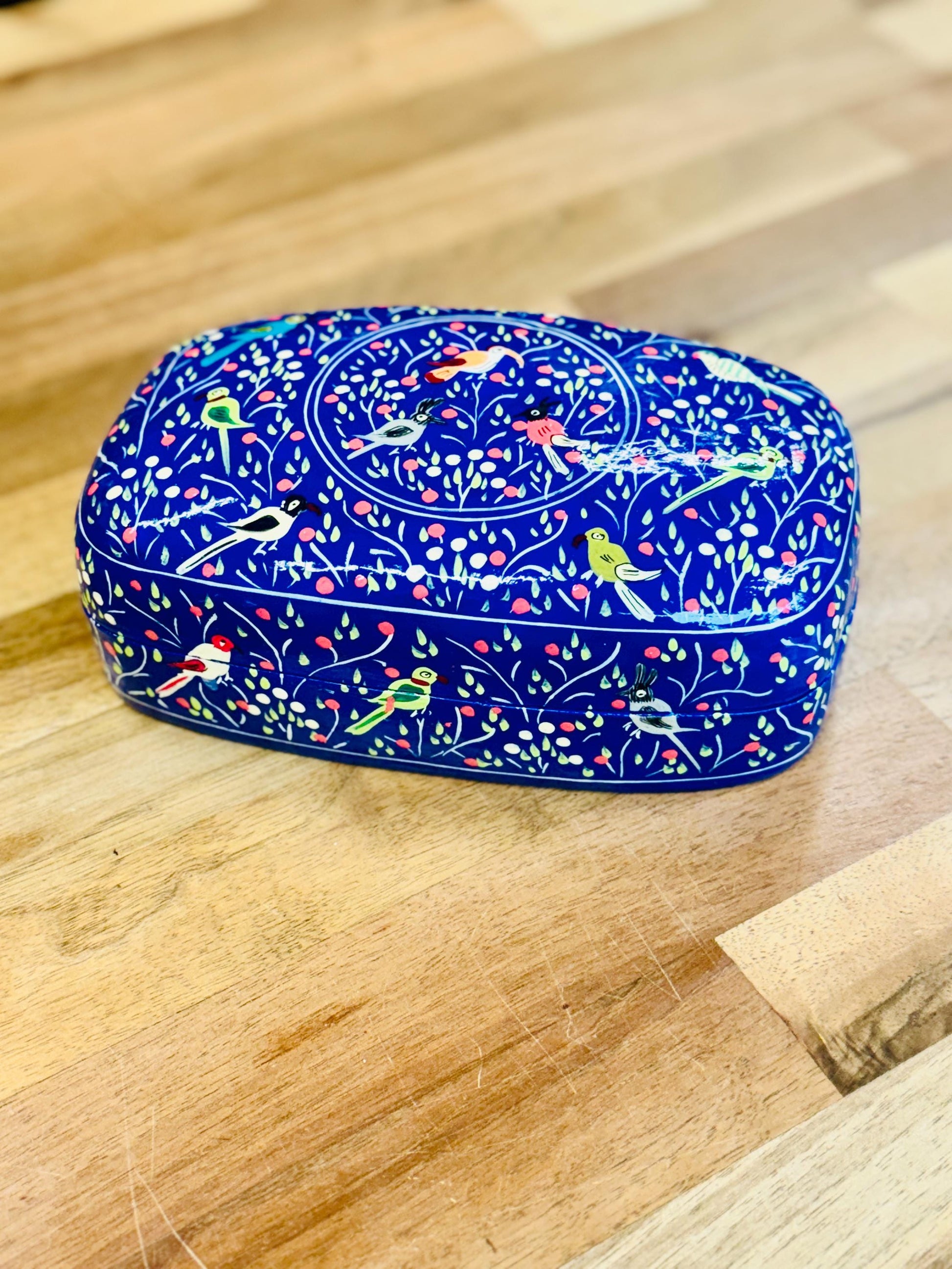 Kashmiri Trinket Curio Box Hand Crafted - JayKayBoutiqueOnline