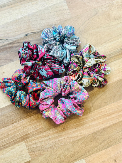 Saree Silk Scrunchies - JayKayBoutiqueOnline