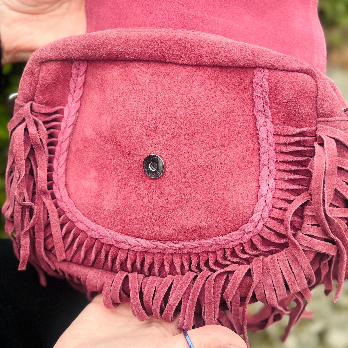 Suede Fringe Bag in Various Colours - JayKayBoutiqueOnline