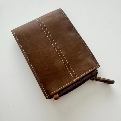 Mens Leather Bi-Fold Wallet with Pull Out Card Holder - JayKayBoutiqueOnline