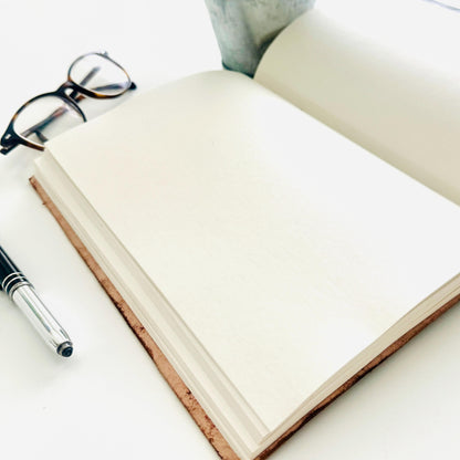 Leather Journal Notebook Sketchbook - JayKayBoutiqueOnline