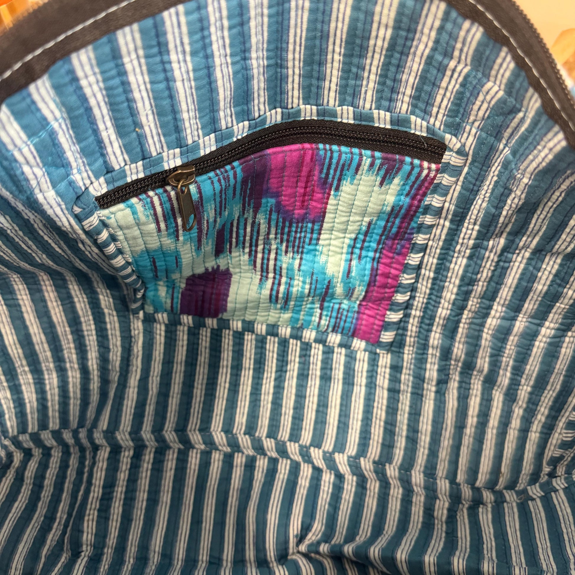 Cotton Quilted Duffle Bag - JayKayBoutiqueOnline