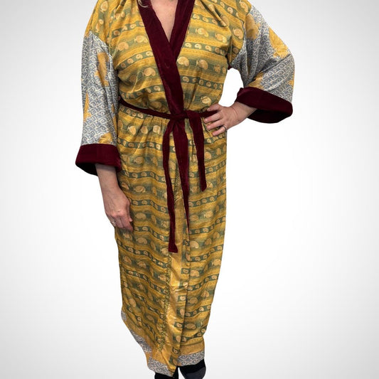 Robe Reversible Velvet Robe - JayKayBoutiqueOnline