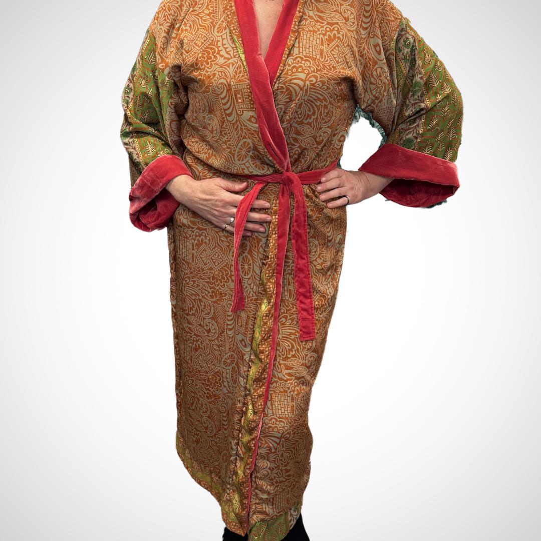 Red Velvet Robe in Various Styles - JayKayBoutiqueOnline