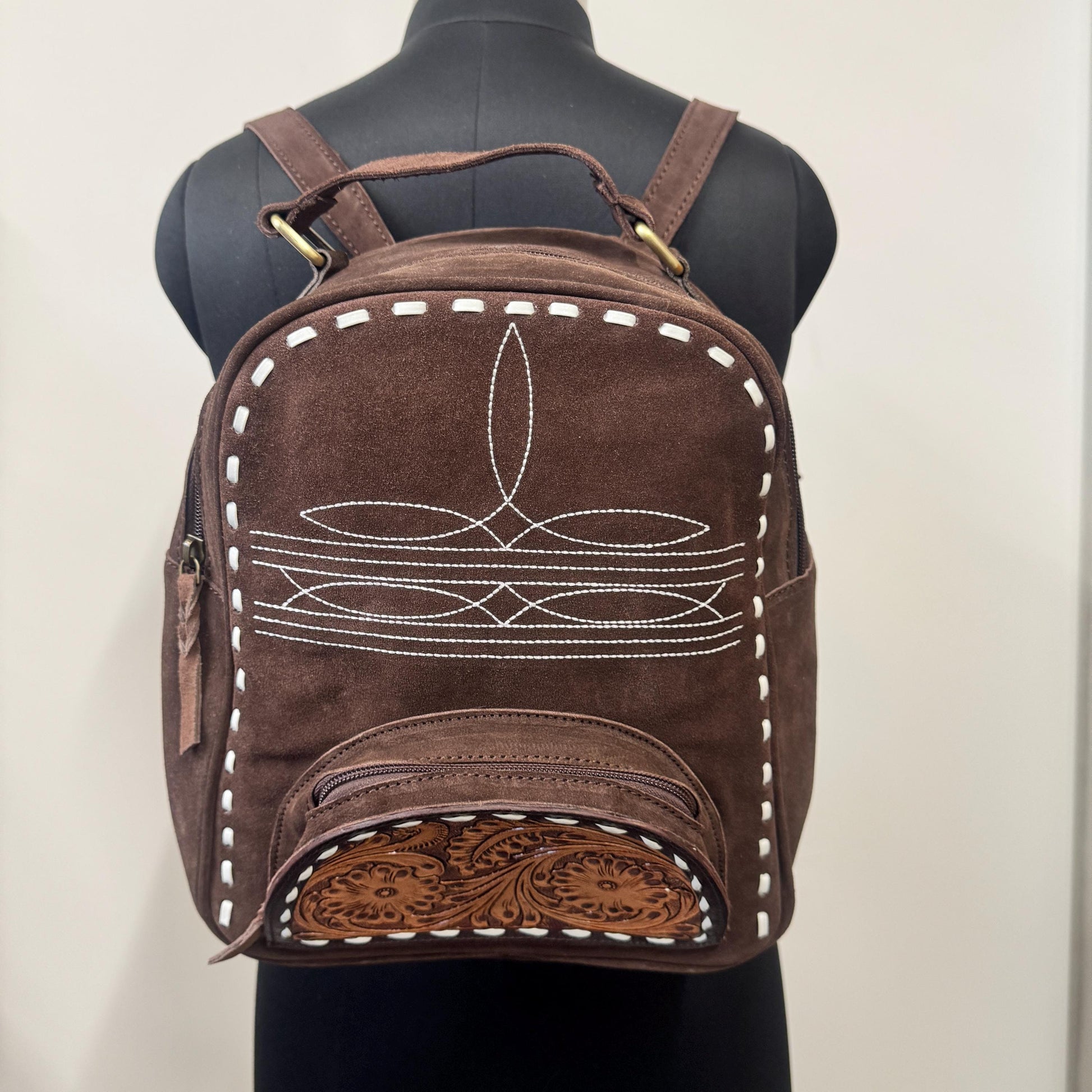Convertible Suede Backpack - JayKayBoutiqueOnline