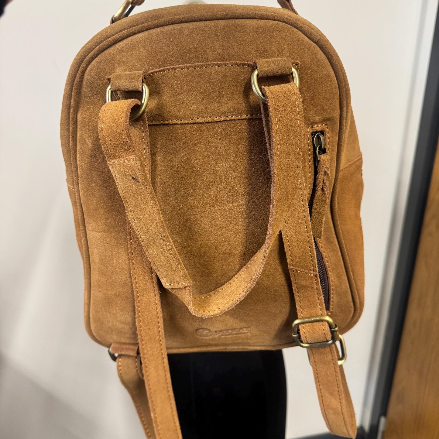3-in-1 Suede Backpack - JayKayBoutiqueOnline