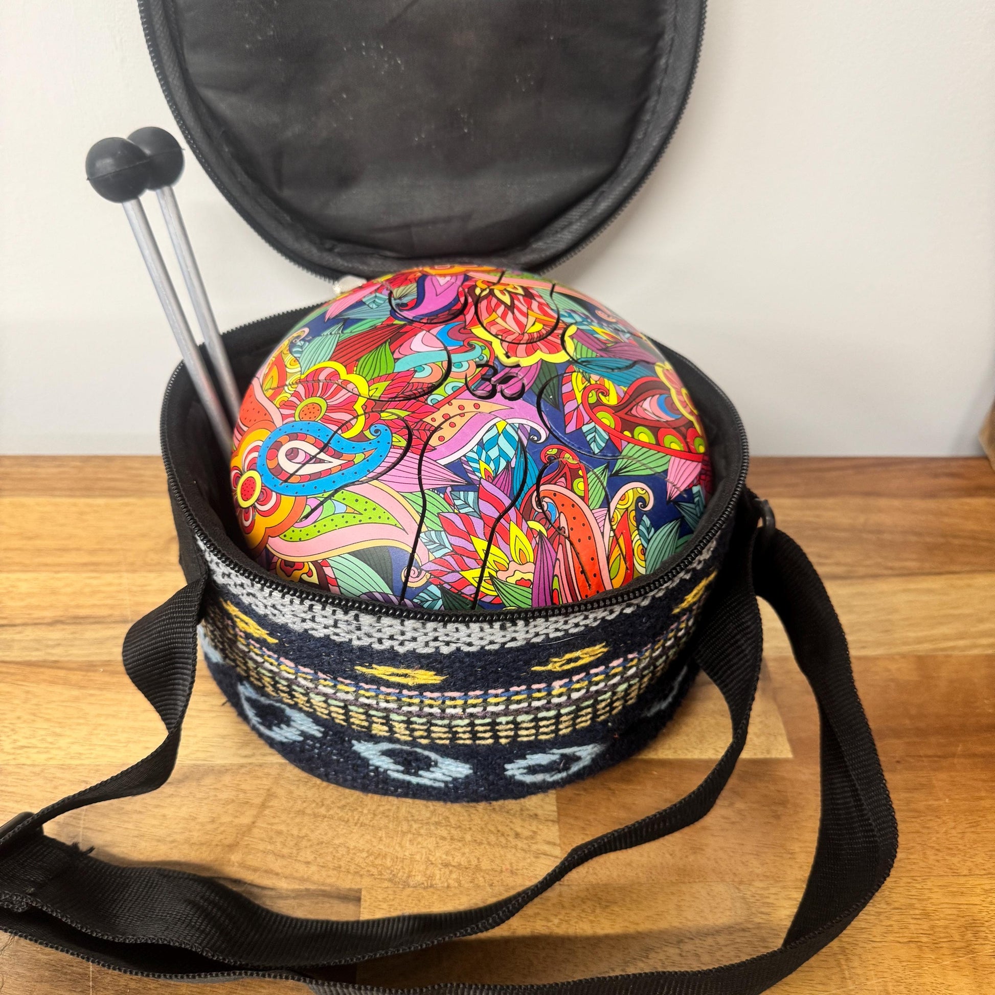 Tuned Steel Tongue Drum 6" with Carry Case - JayKayBoutiqueOnline