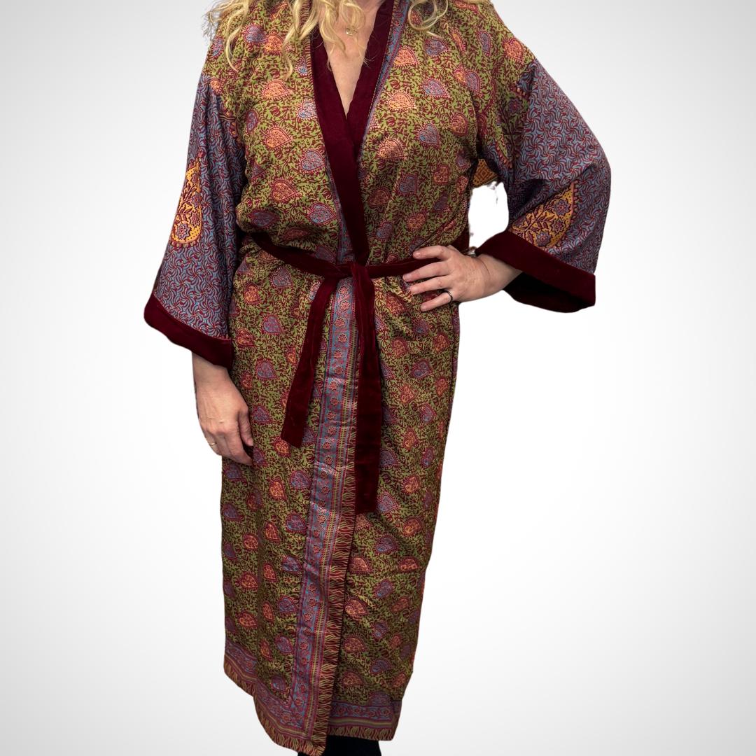 Robe Reversible Velvet Robe - JayKayBoutiqueOnline