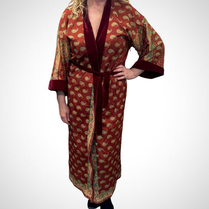 Robe Reversible Velvet Robe - JayKayBoutiqueOnline