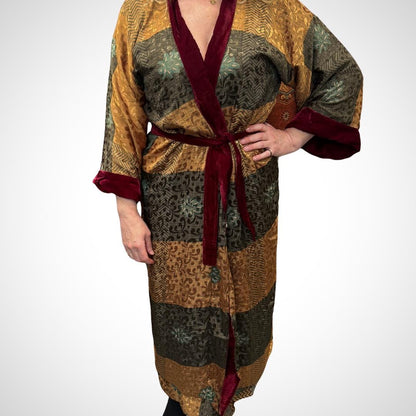 Robe Reversible Velvet Robe - JayKayBoutiqueOnline