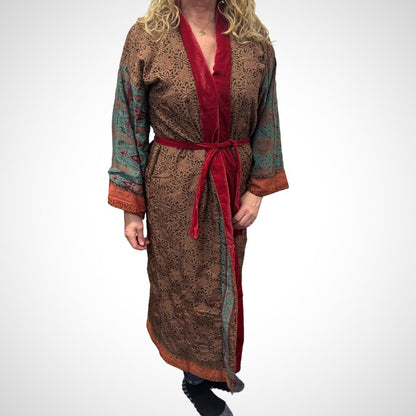 Red Velvet Robe in Various Styles - JayKayBoutiqueOnline