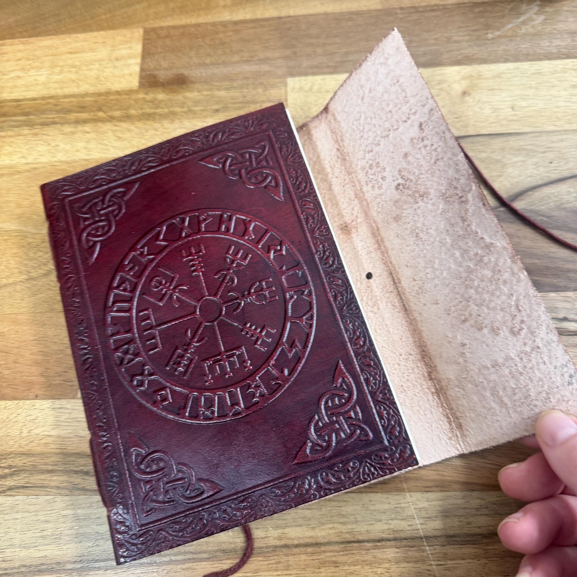 Handmade Leather Blank Spell Book Journal - JayKayBoutiqueOnline