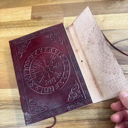 Handmade Leather Blank Spell Book Journal - JayKayBoutiqueOnline