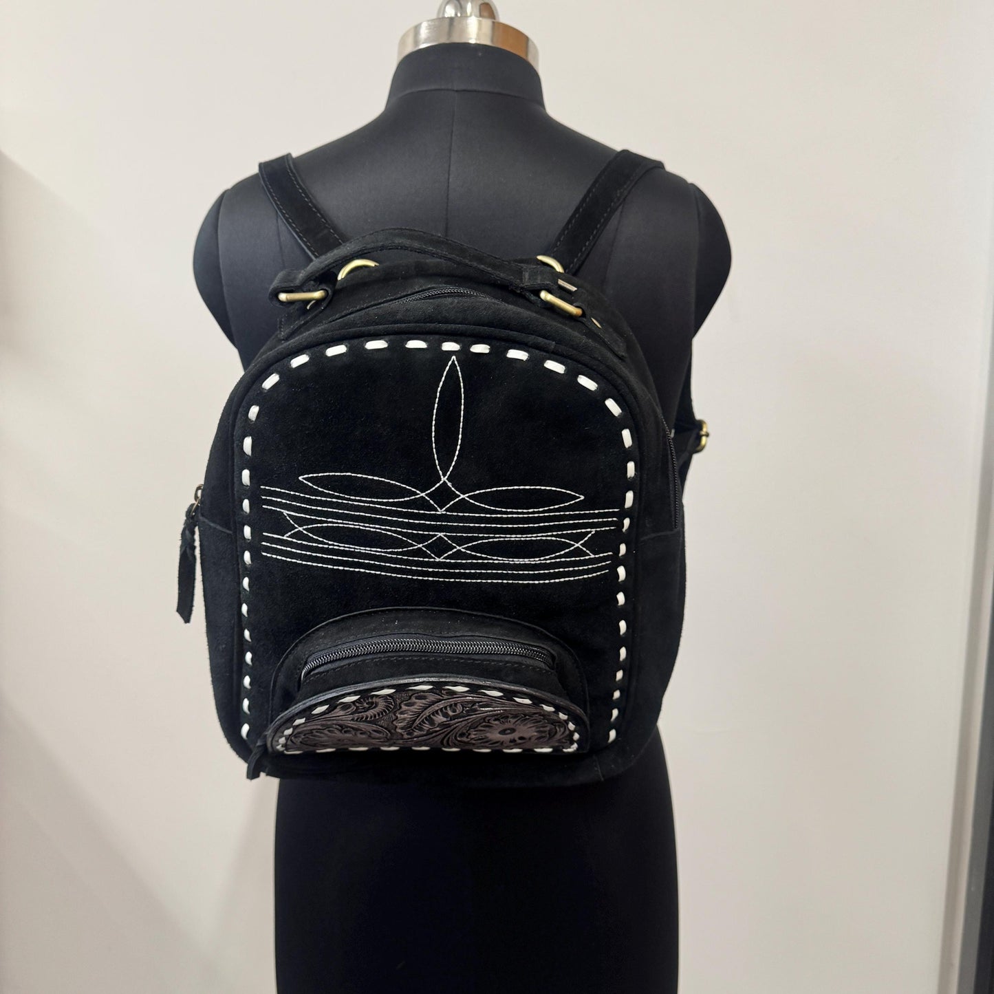 Convertible Suede Backpack - JayKayBoutiqueOnline