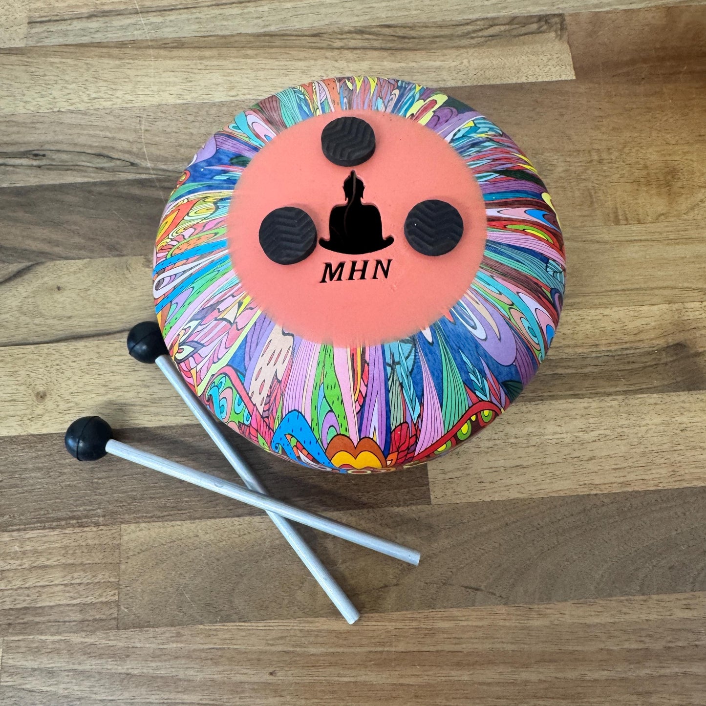Tuned Steel Tongue Drum 6" with Carry Case - JayKayBoutiqueOnline