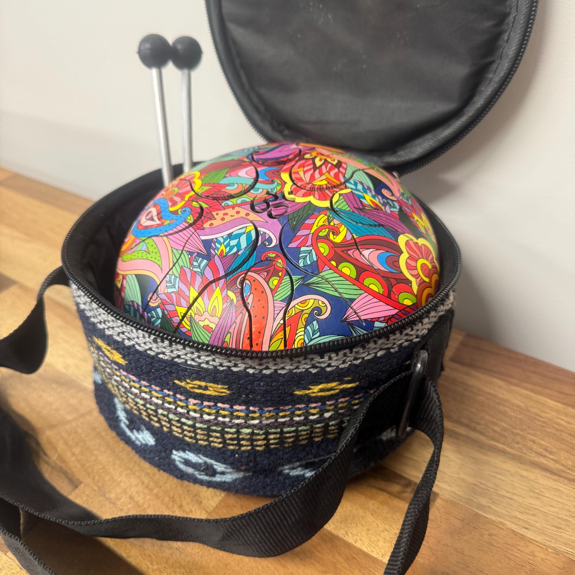 Tuned Steel Tongue Drum 6" with Carry Case - JayKayBoutiqueOnline