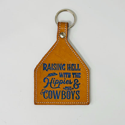 Large Leather Keyring - JayKayBoutiqueOnline