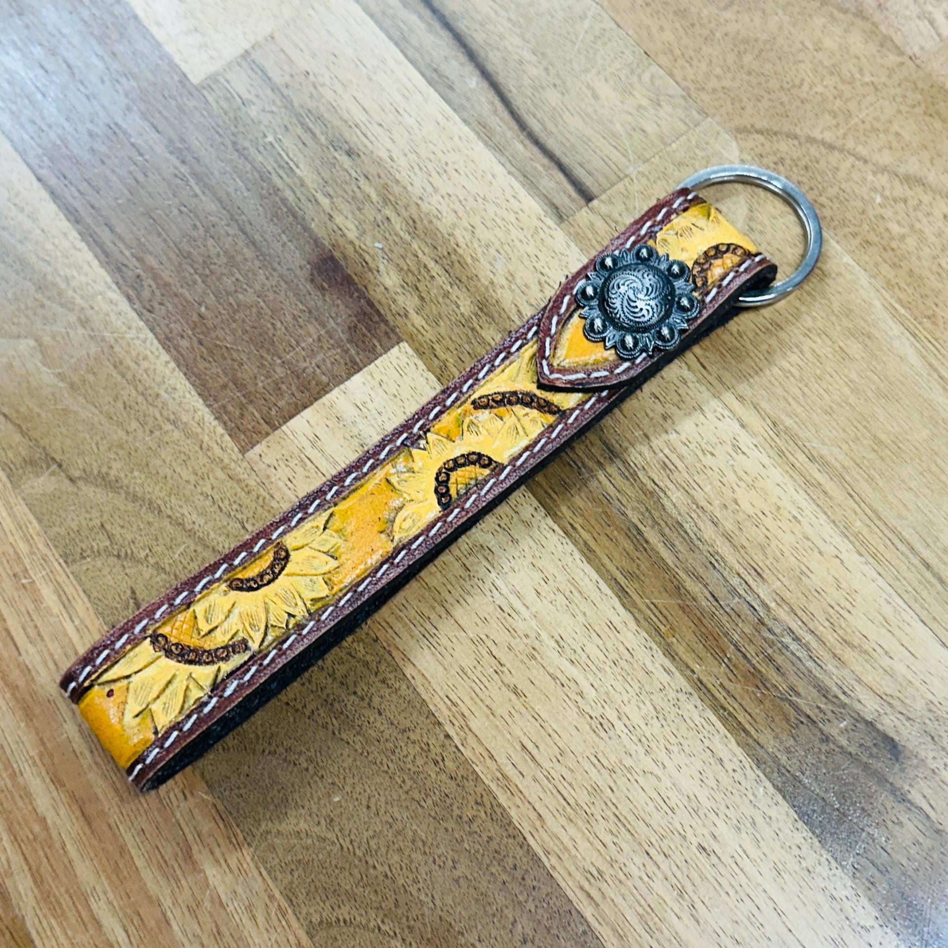 Large Leather Keyring - JayKayBoutiqueOnline