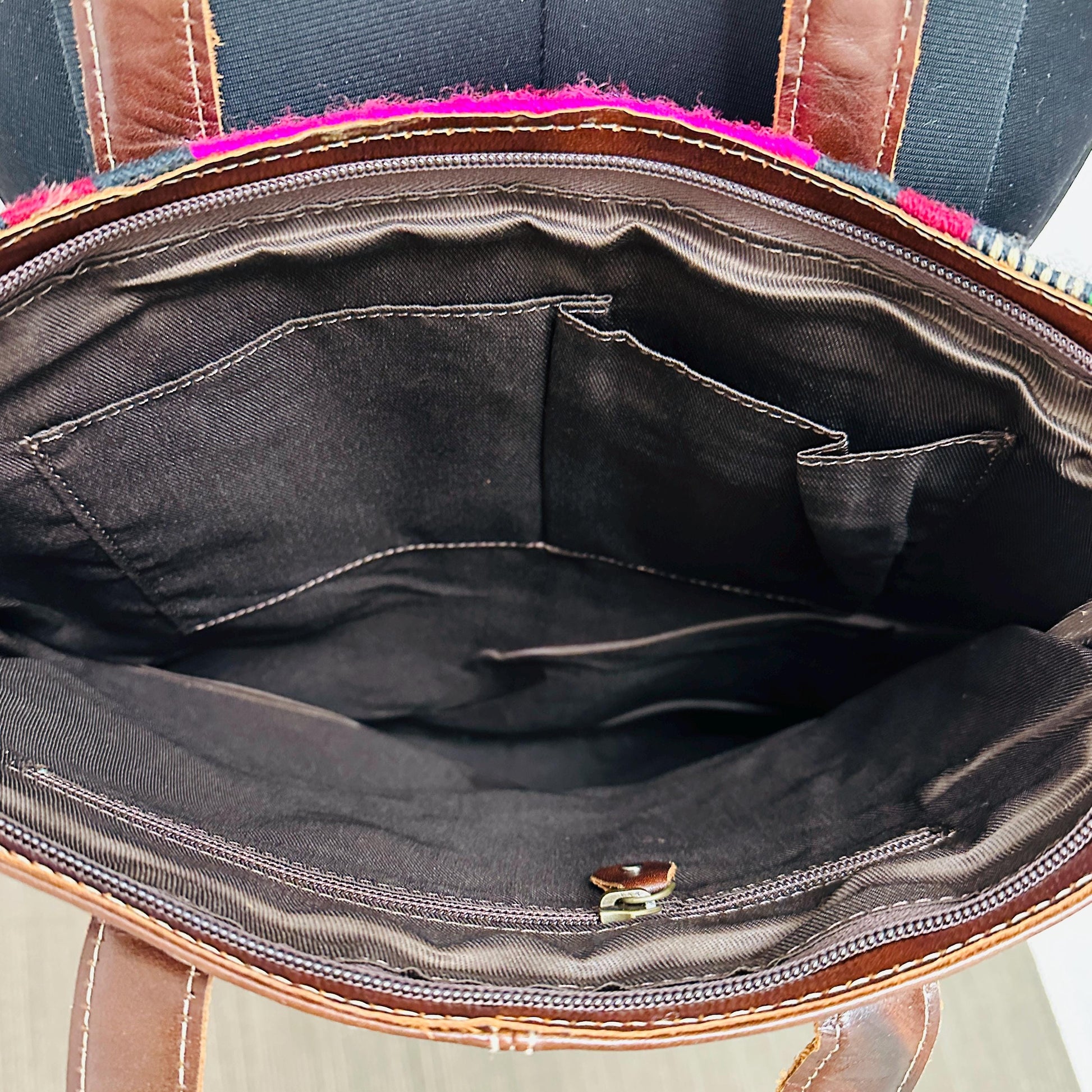 Large Leather Laptop Tote Shoulder Bag - JayKayBoutiqueOnline