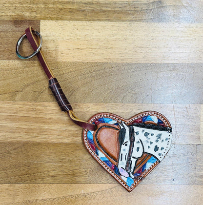Leather Horse Keyring - JayKayBoutiqueOnline