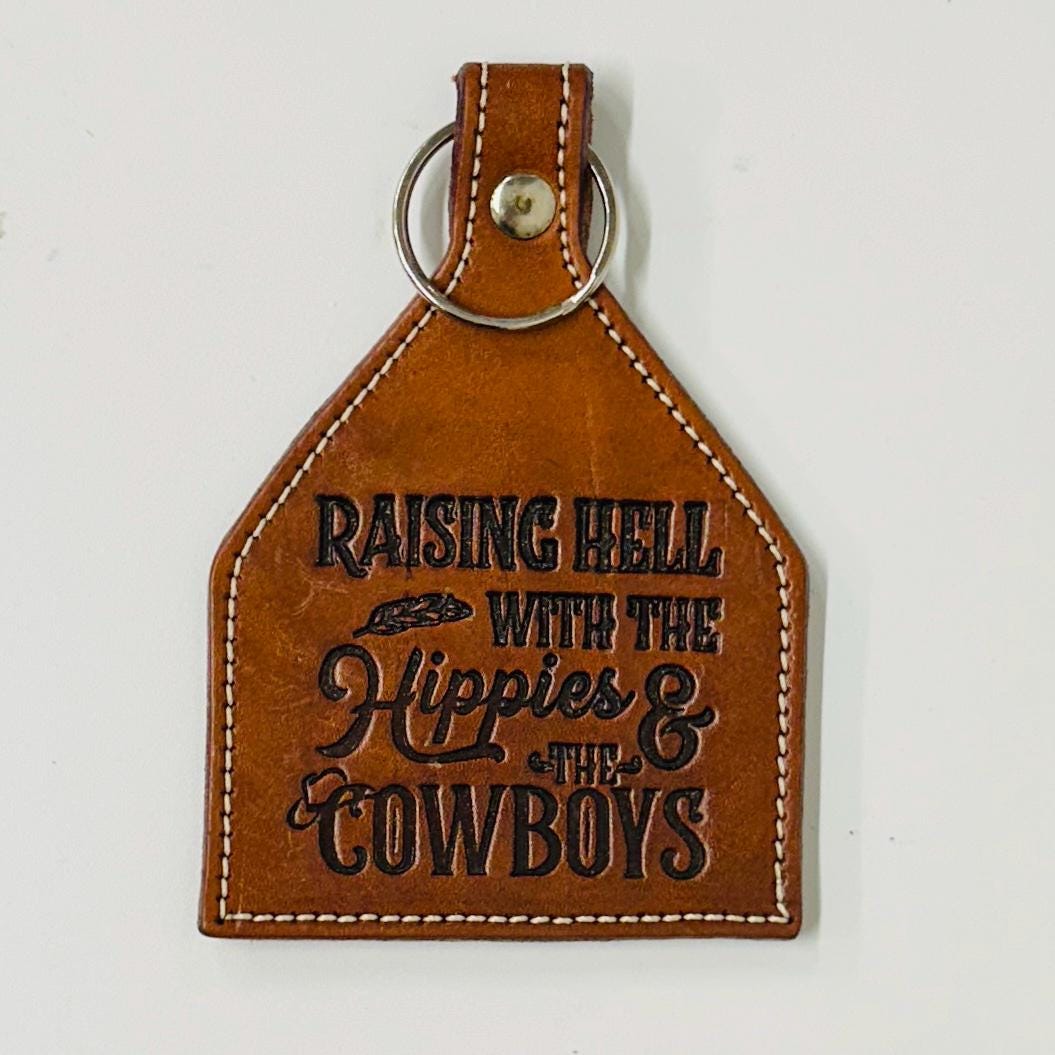 Large Leather Keyring - JayKayBoutiqueOnline