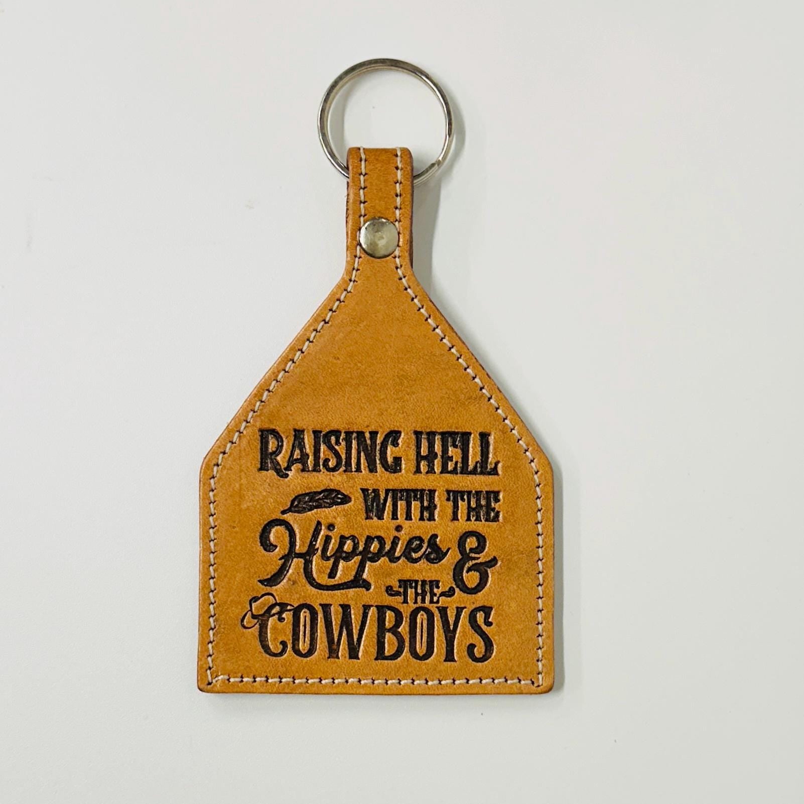 Large Leather Keyring - JayKayBoutiqueOnline