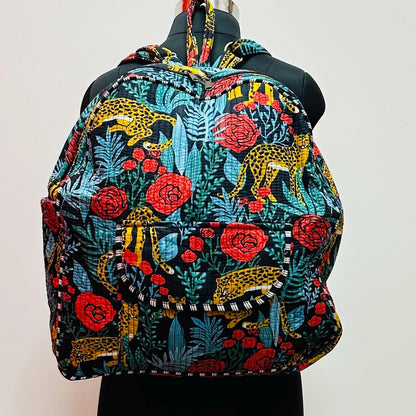 Cotton Backpack Animal Print - JayKayBoutiqueOnline