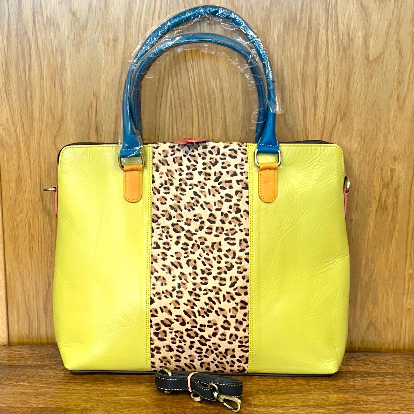 Recycled Leather Laptop Bag - JayKayBoutiqueOnline