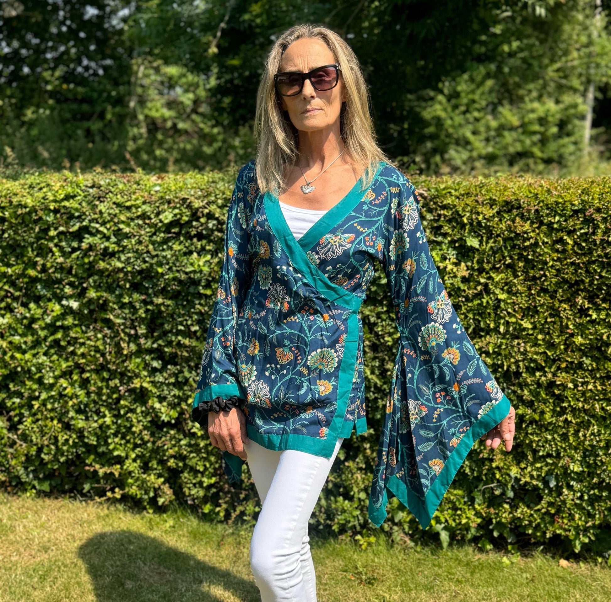 Rayon Kimono Wrap Top - JayKayBoutiqueOnline