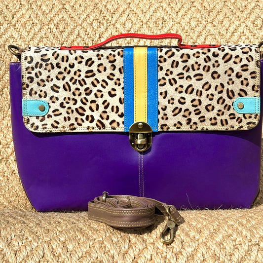 Recycled Leather Satchel Bag - JayKayBoutiqueOnline