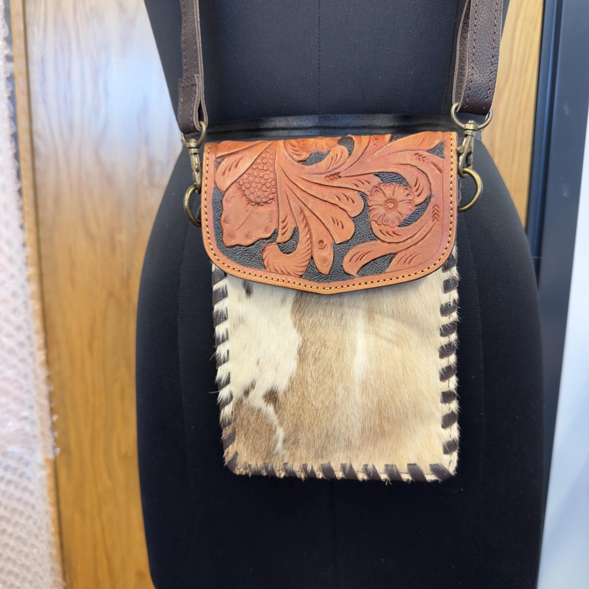 Leather and Hide Festival Hippie Boho Western Bag - JayKayBoutiqueOnline