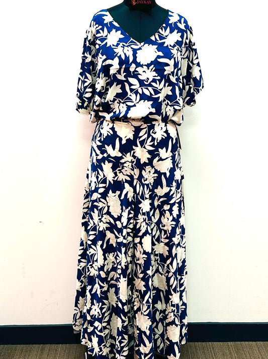 Palazzo Size 16+ Wide Leg Culottes flattering front V Panel Elasticated back panel - JayKayBoutiqueOnline