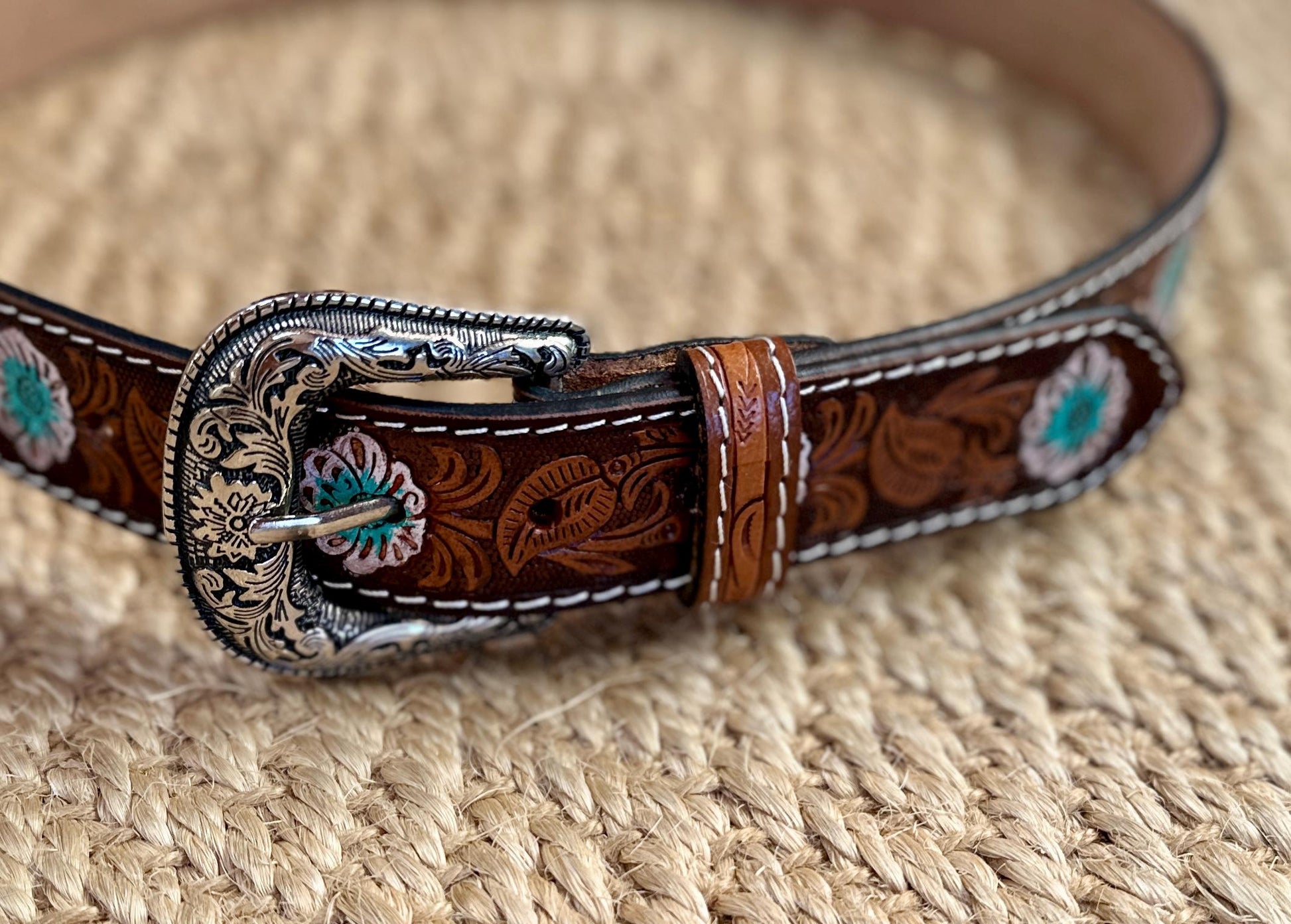 Western Leather Belt - JayKayBoutiqueOnline
