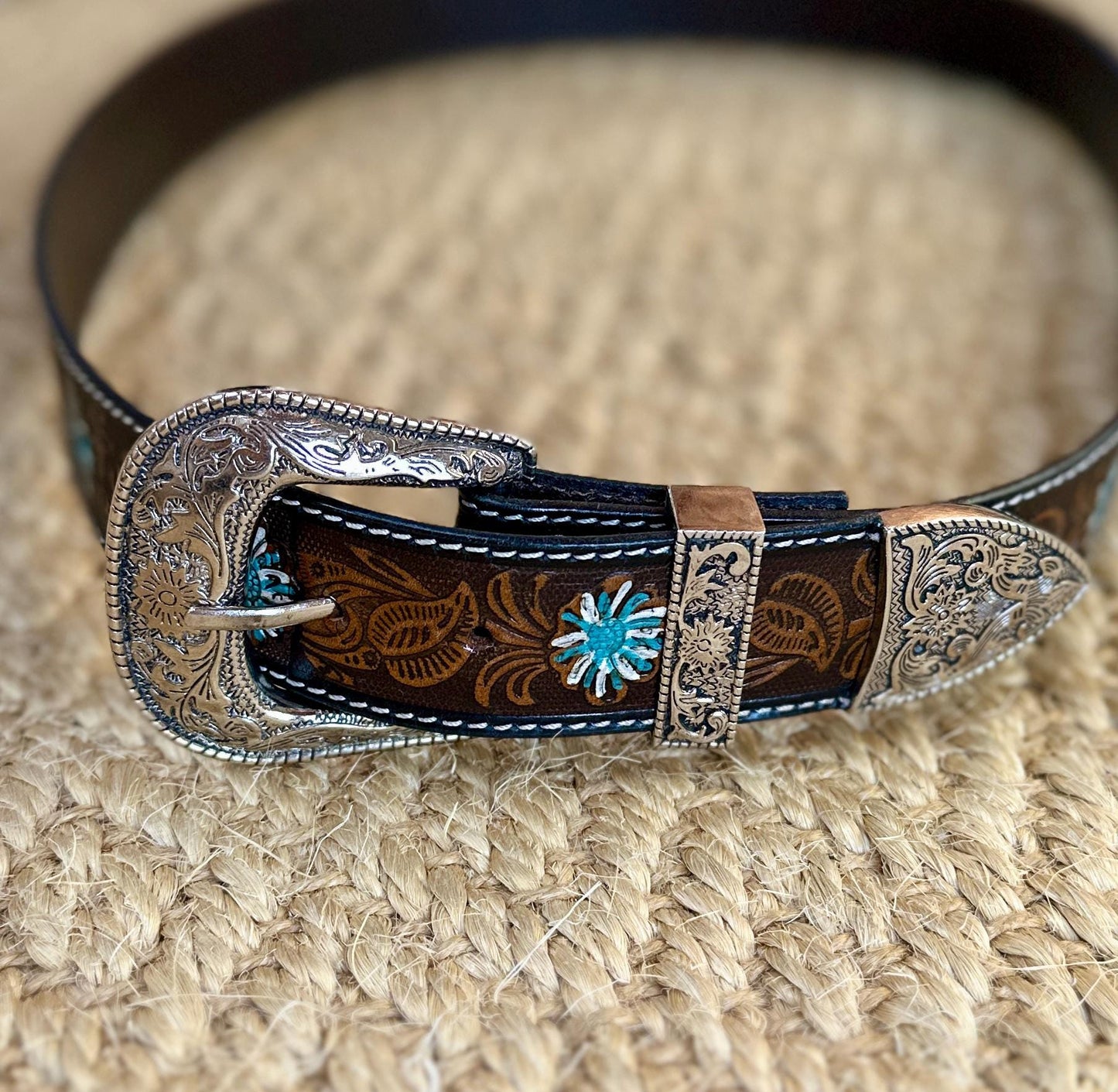 Western Leather Belt - JayKayBoutiqueOnline