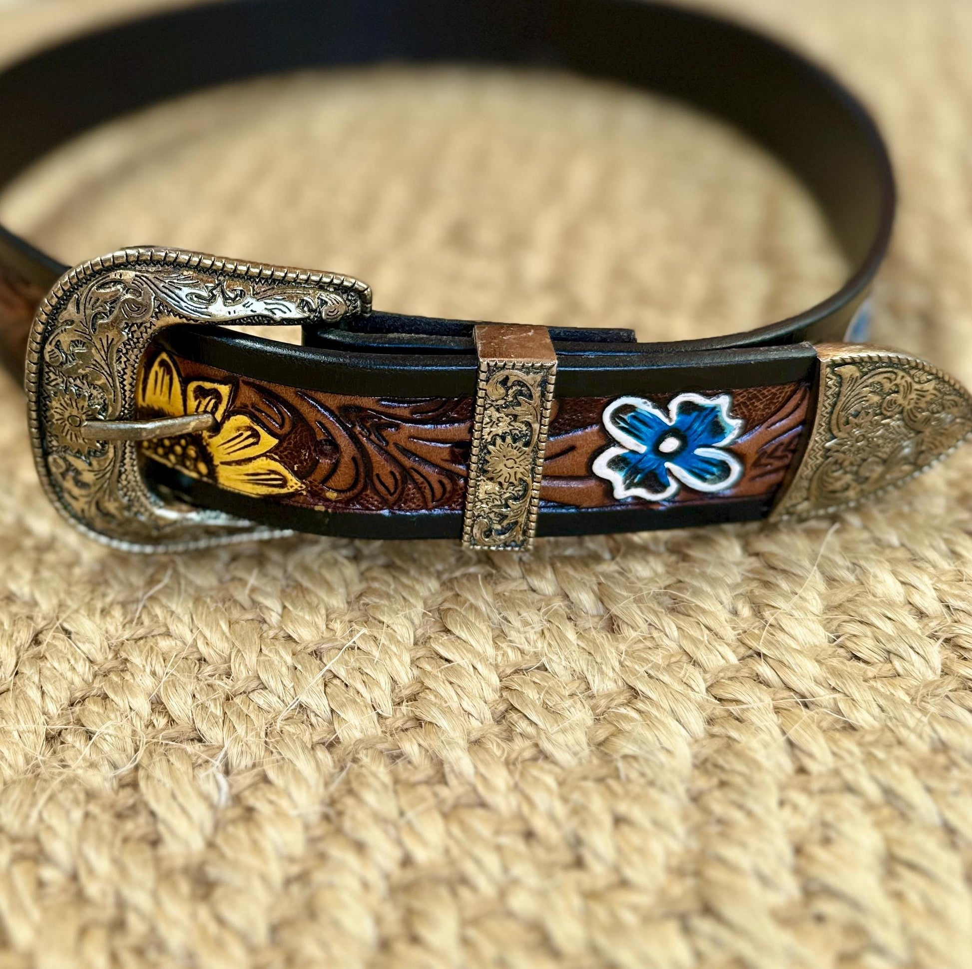 Western Leather Belt - JayKayBoutiqueOnline