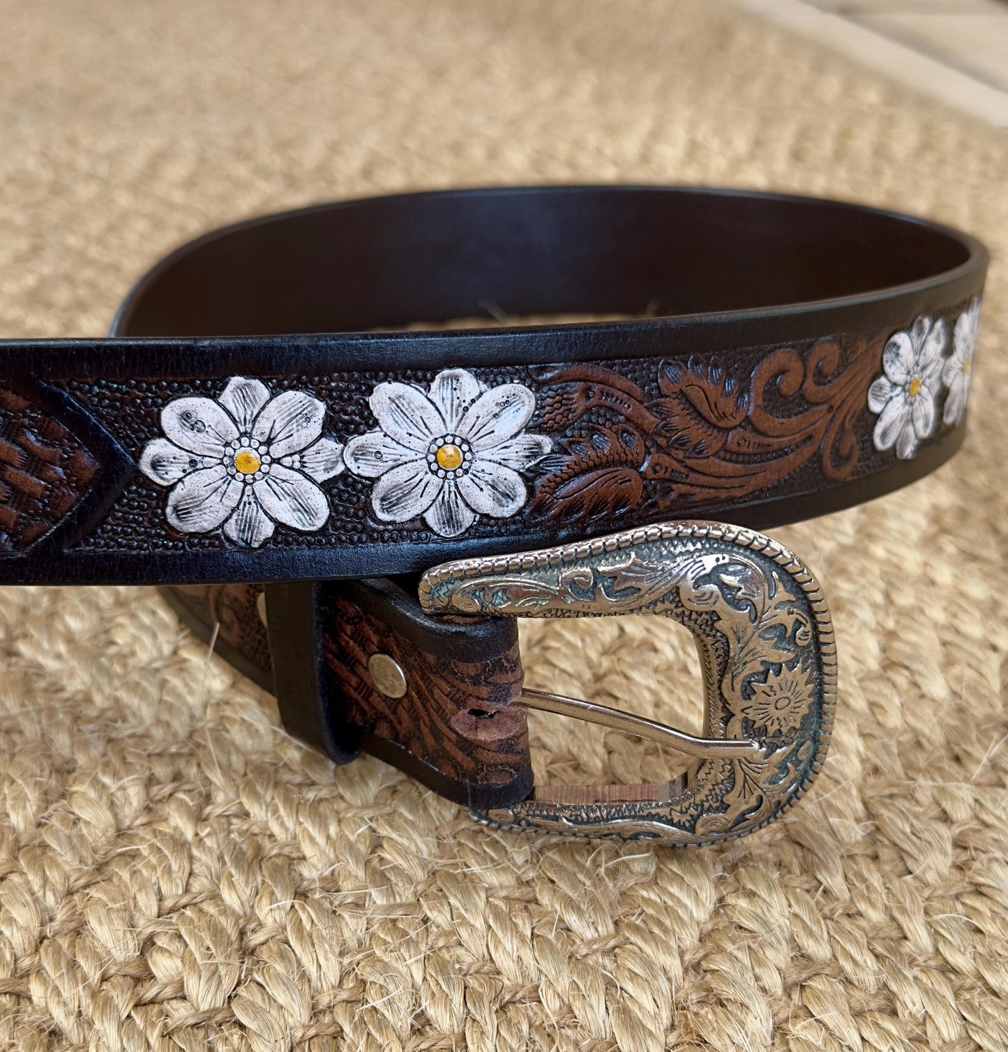 Western Leather Belt - JayKayBoutiqueOnline