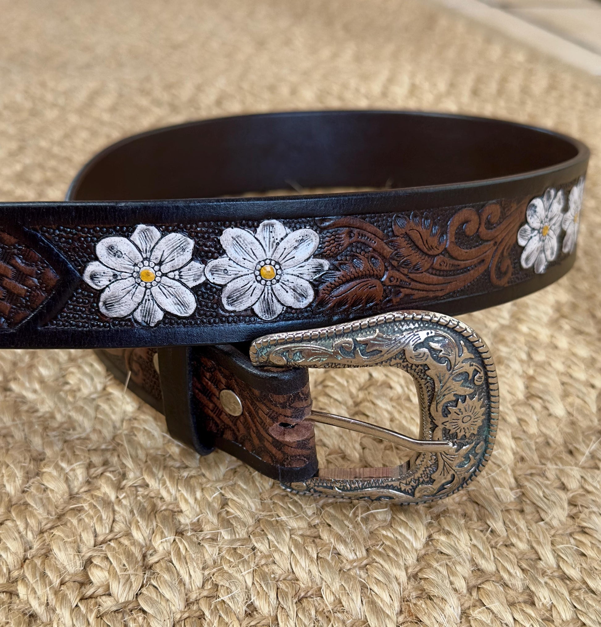 Western Leather Belt - JayKayBoutiqueOnline
