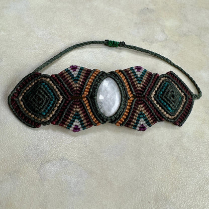 Gemstone Macrame Bracelet Handmade - JayKayBoutiqueOnline