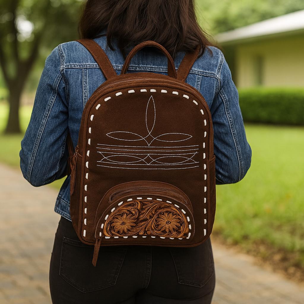 3-in-1 Suede Backpack - JayKayBoutiqueOnline