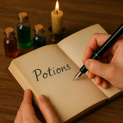 Handmade Leather Blank Spell Book Journal - JayKayBoutiqueOnline