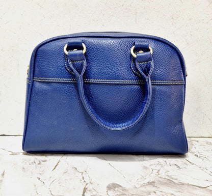 Coloured Leather Top Handle Small Handbag with shoulder strap - JayKayBoutiqueOnline