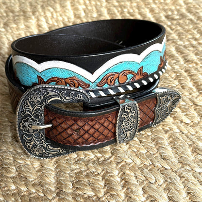 Western Leather Belt Designs - JayKayBoutiqueOnline
