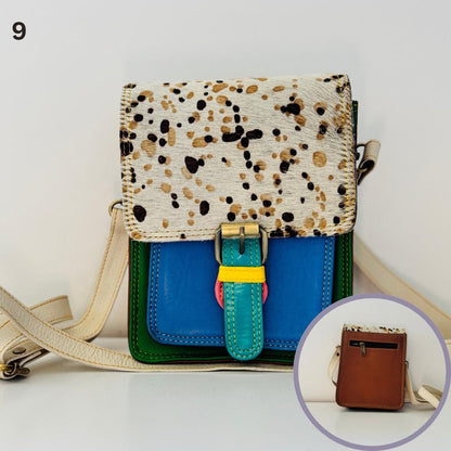 Recycled Leather Crossbody Bag - JayKayBoutiqueOnline