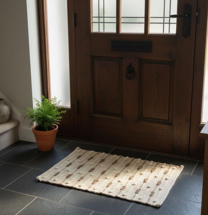 Eco-Friendly Hemp Doormat - 13.5" x 19" - JayKayBoutiqueOnline