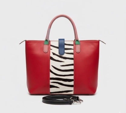 Recycled Leather Laptop Tote Bag - JayKayBoutiqueOnline