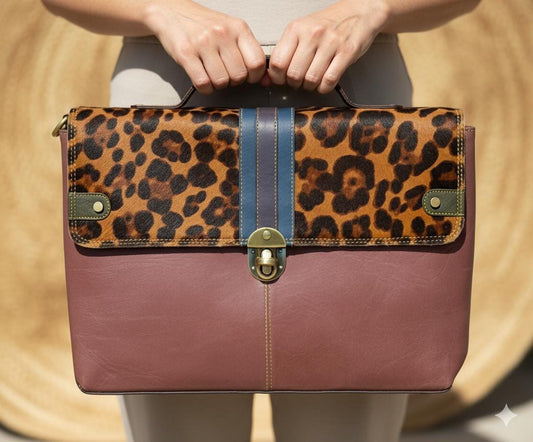 Recycled Leather Satchel Bag - JayKayBoutiqueOnline