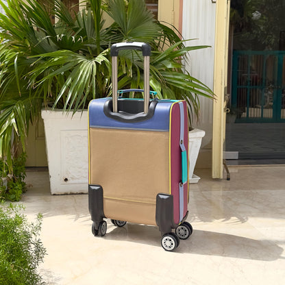 Recycled Leather Cabin Suitcase - JayKayBoutiqueOnline